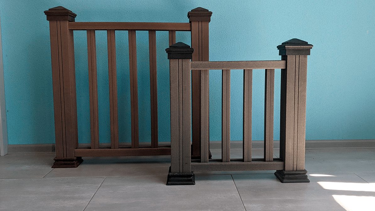 Do you want to make a wpc railing and you don't know how? The DECOLAND team helps you!